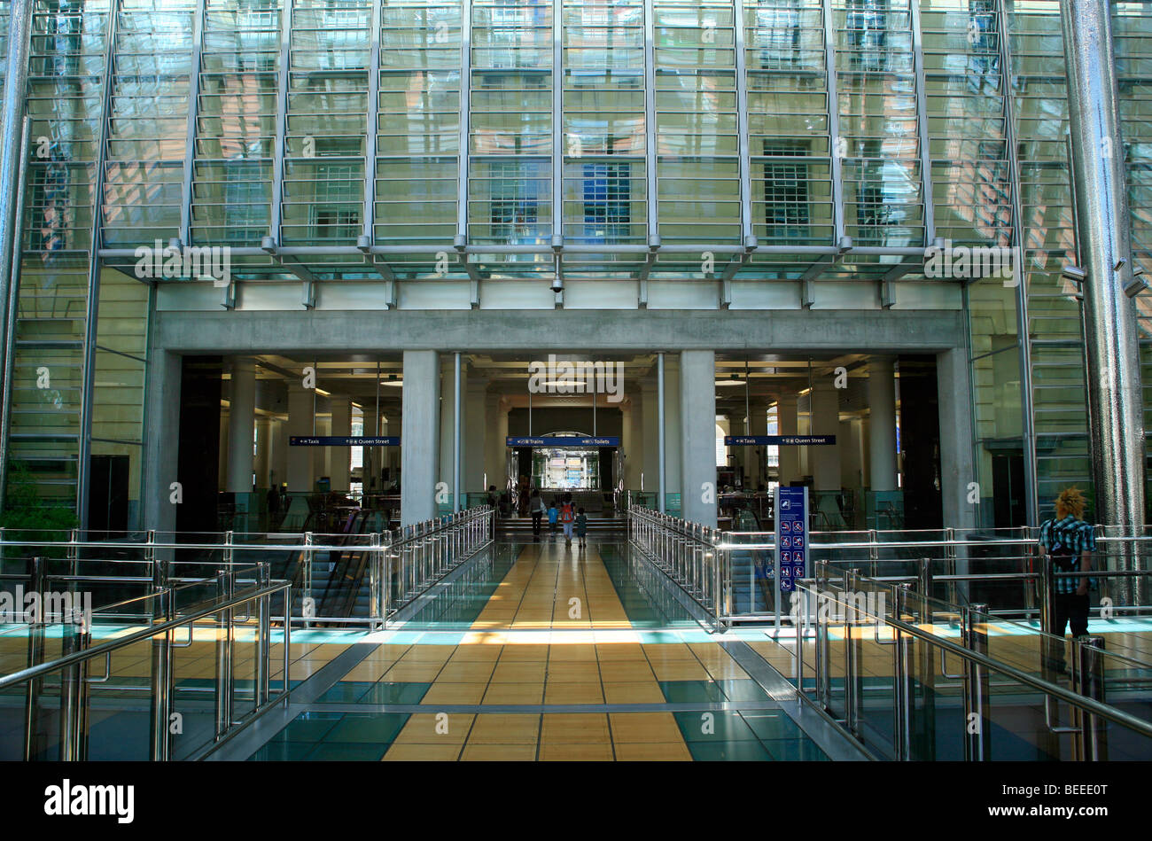 Britomart centro di trasporto, Queen Elizabeth Square, Auckland, Nuova Zelanda Foto Stock