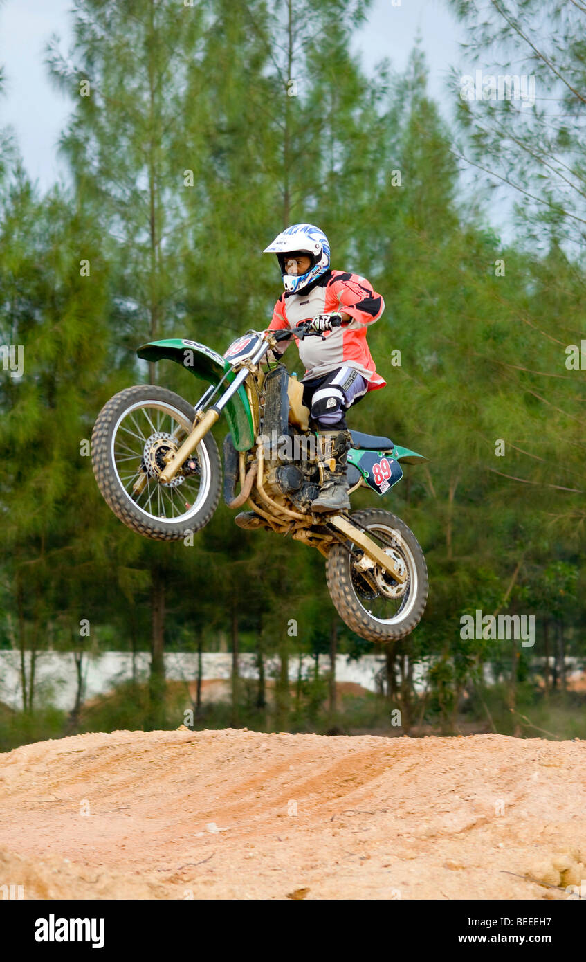 Motocross nei pressi di Bang Tao Isola di Phuket Thailandia del sud sud-est asiatico Foto Stock