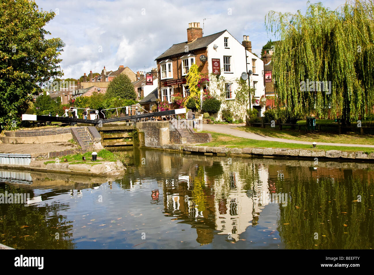 Il Rising Sun, Berkhamsted, Hertfordshire, Regno Unito Foto Stock