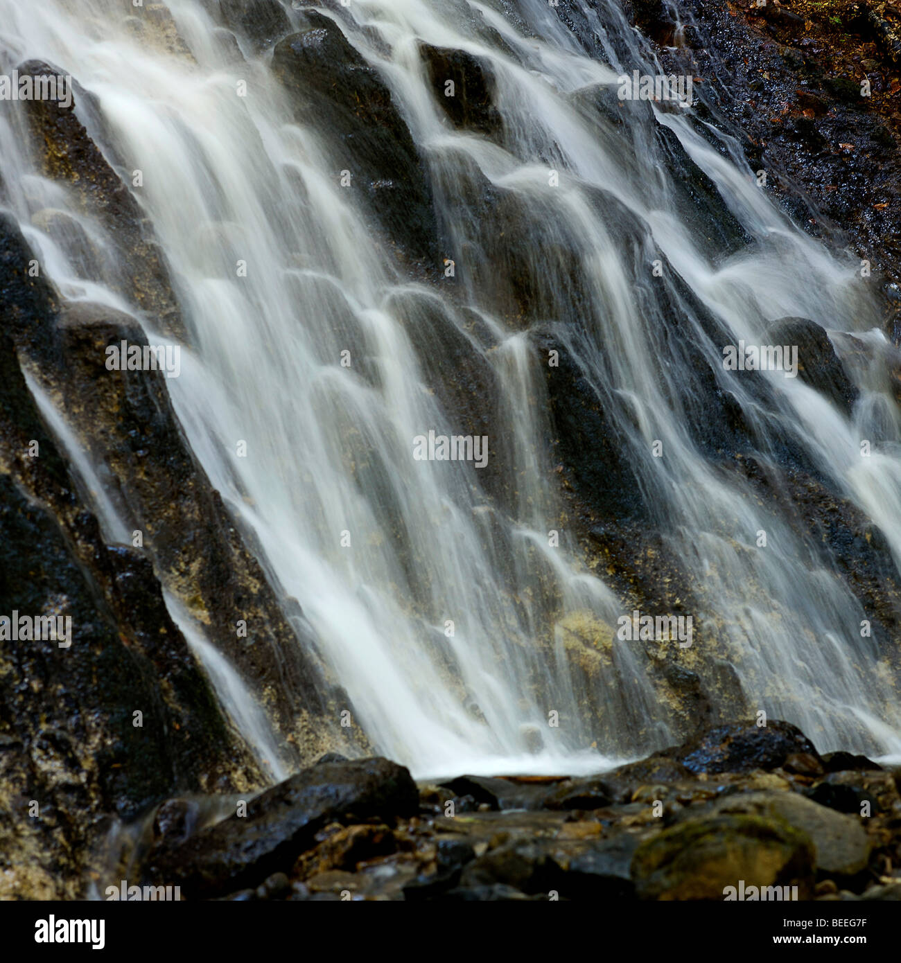 Cascata in Auvergne Francia, Europa Foto Stock