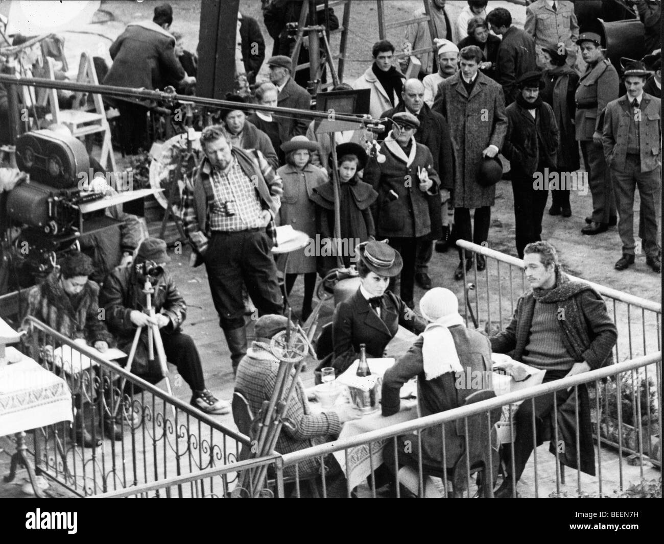 Attrice Sophia Loren sul set di "Lady L' Foto Stock