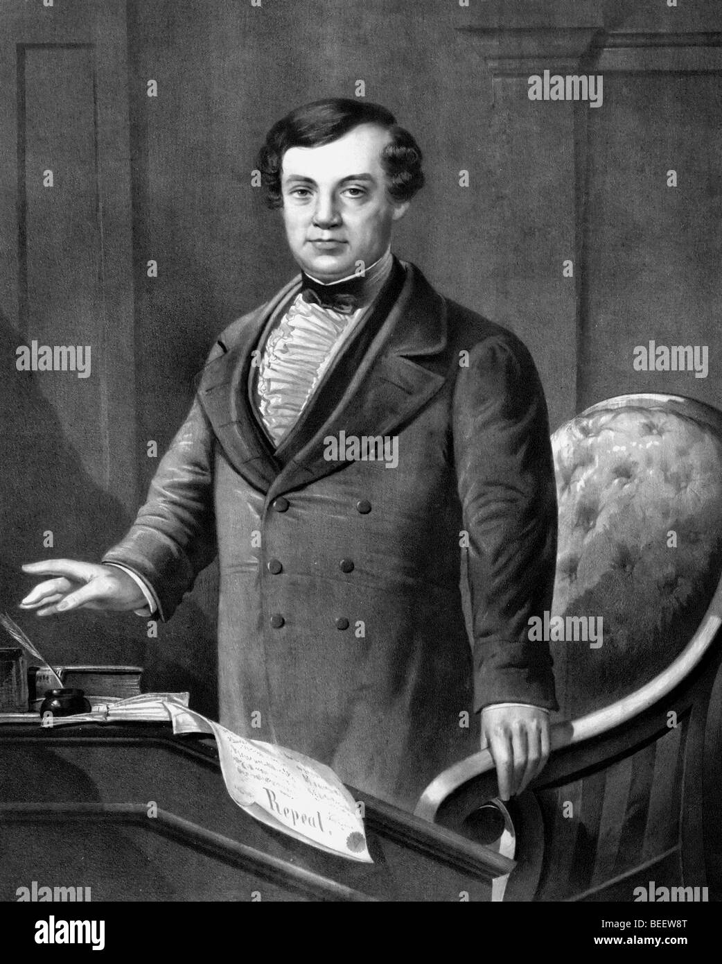 Il liberatore di Irlanda, Daniel O'Connell (6 agosto 1775 - 15 Maggio 1847) Foto Stock