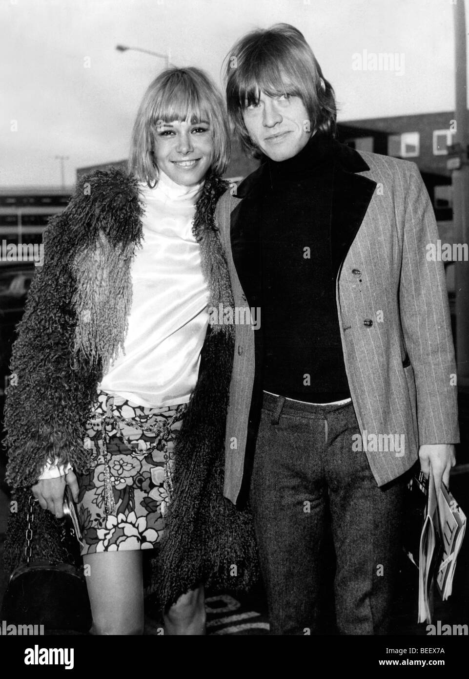 5534201 (900324) Brian Jones (1942 - 1969) , britischer Musiker , Gitarrist der Rolling Stones , mit der deutschen Foto Stock