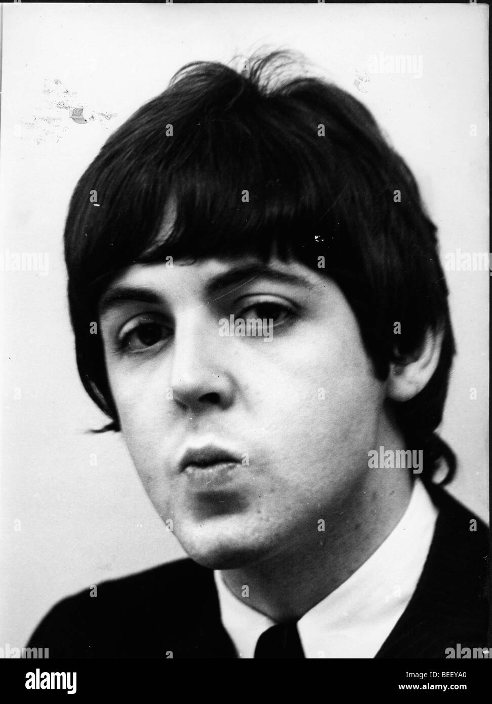 Close-up di Beatles cantante Paul McCartney Foto Stock