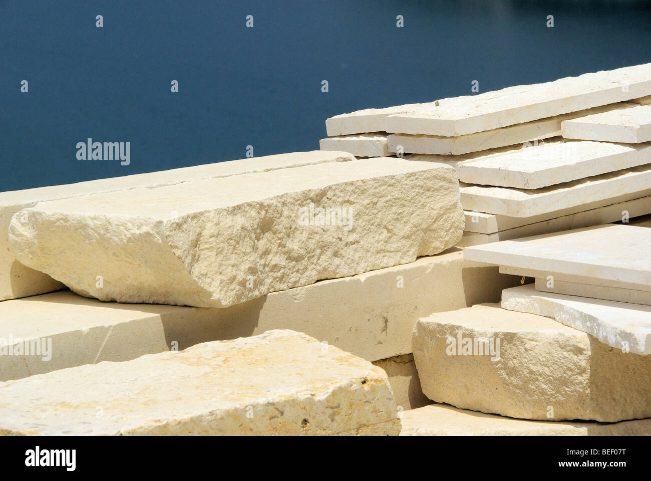 Marmor blocco - Cava di marmo 08 Foto Stock