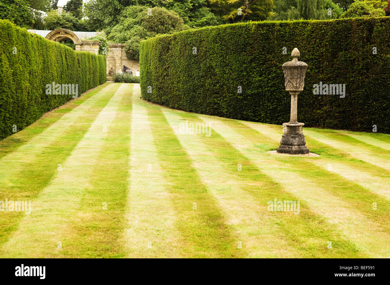 Il castello di Hever Castle Gardens. Foto Stock
