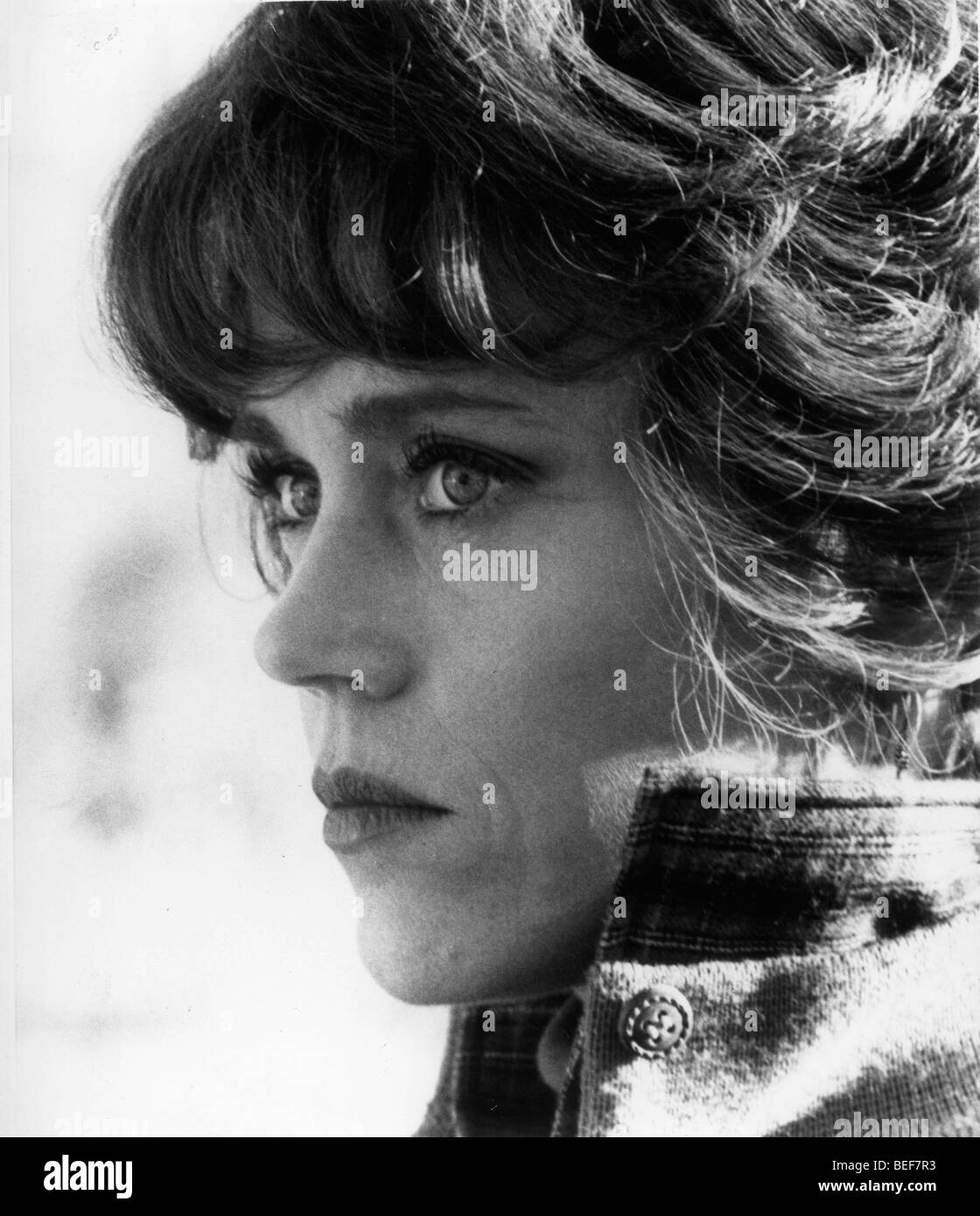 Close-up di attrice Jane Fonda Foto Stock