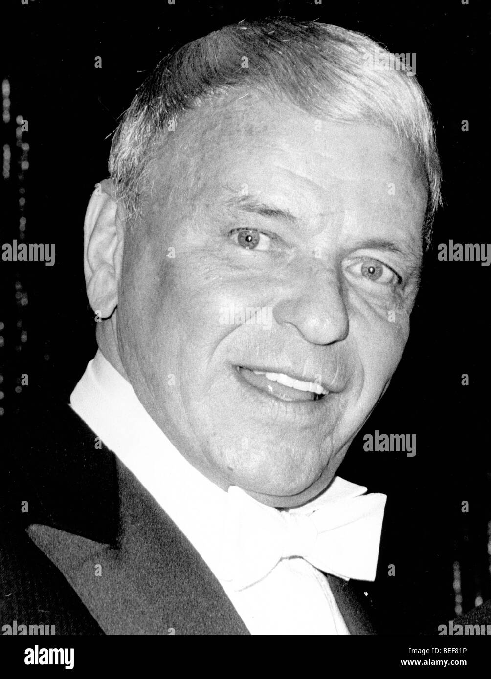 Close-up di cantante e attore Frank Sinatra Foto Stock