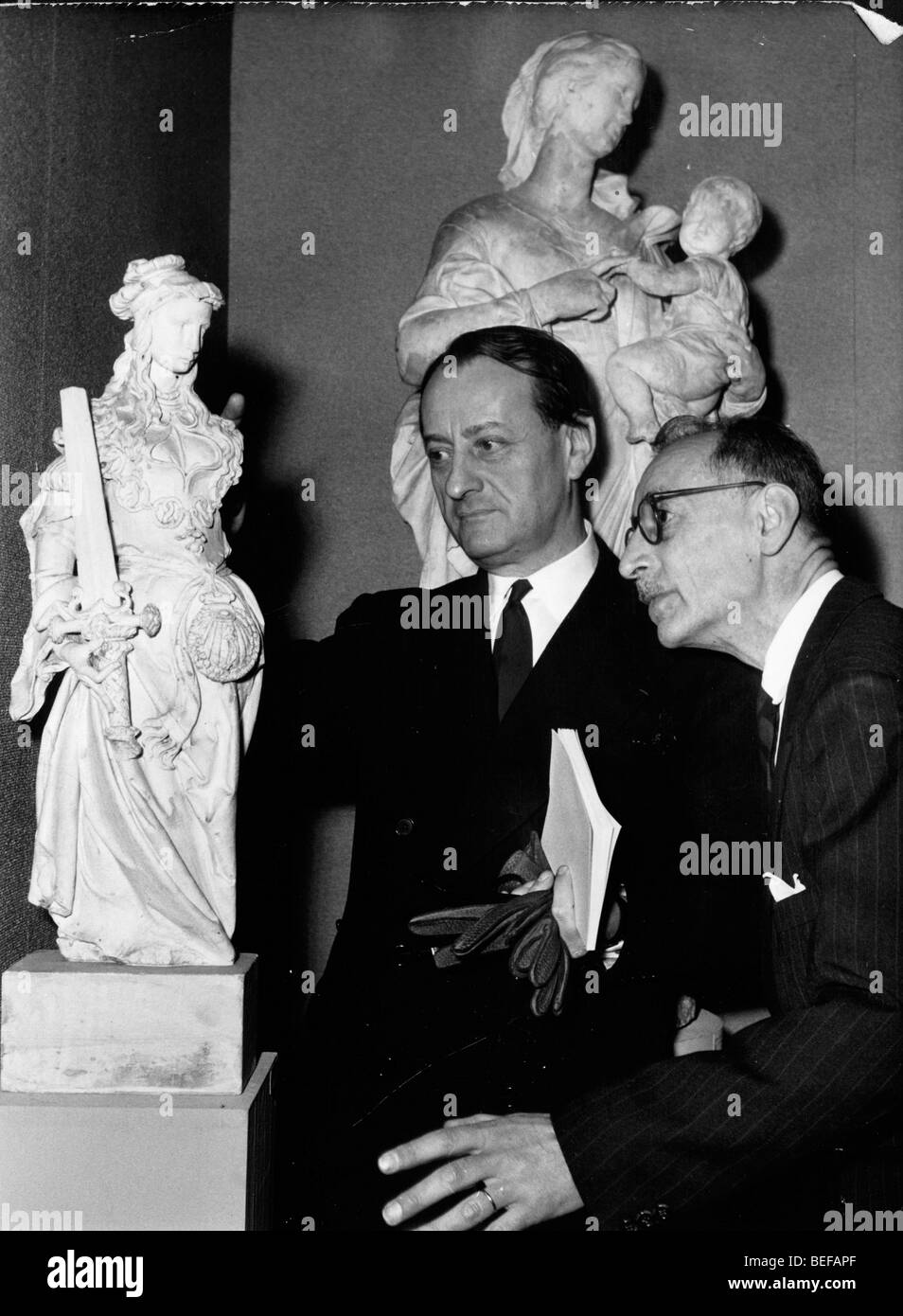 ANDRE MALRAUX (Novembre 3, 1901 Novembre 23, 1976) un autore francese, avventuriero e statista francese della politica e della cultura. Foto Stock