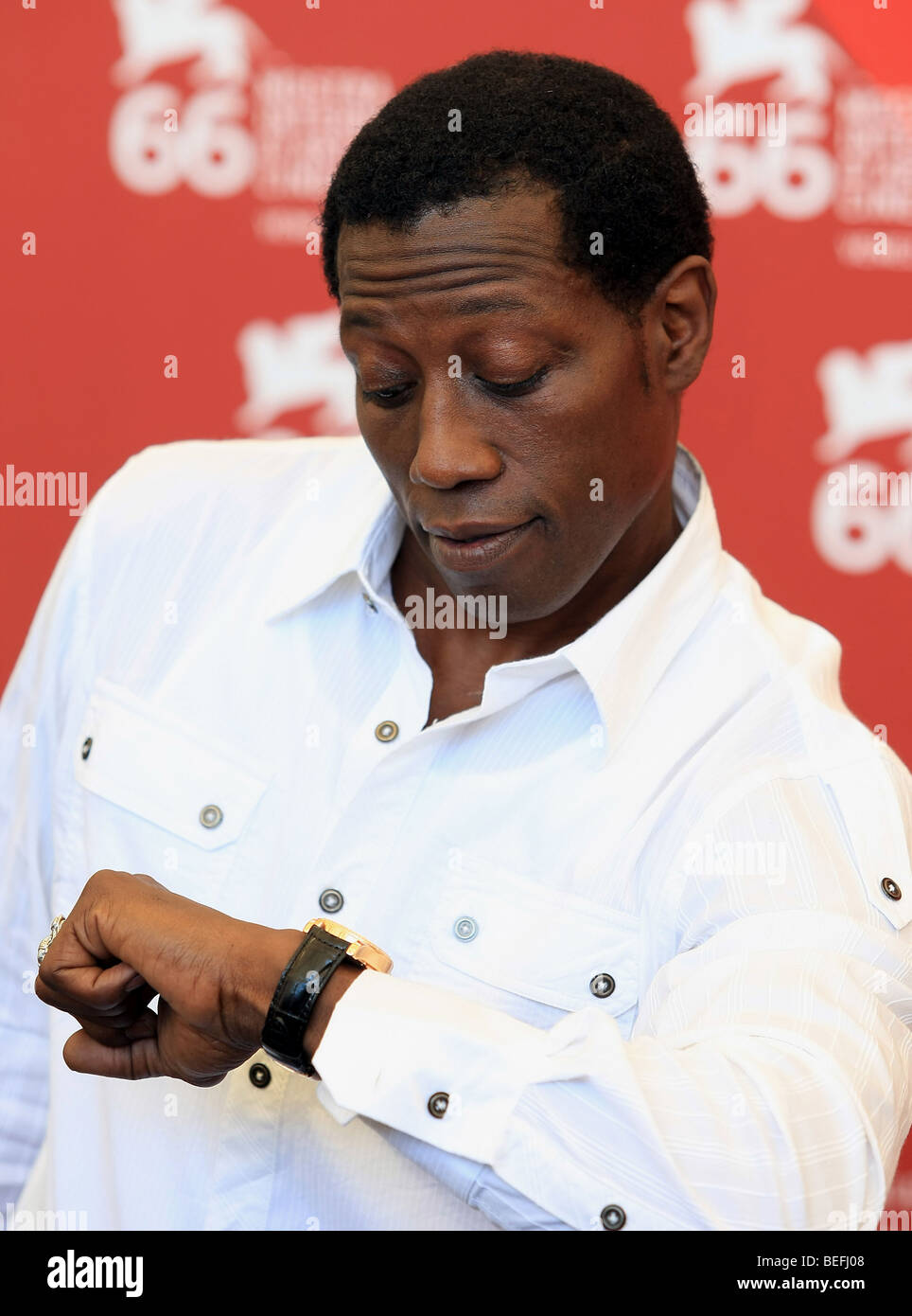 WESLEY SNIPES BROOKLYN i migliori. PHOTOCALL. 66ESIMO FESTIVAL DEL CINEMA DI VENEZIA VENEZIA ITALIA 08 Settembre 2009 Foto Stock