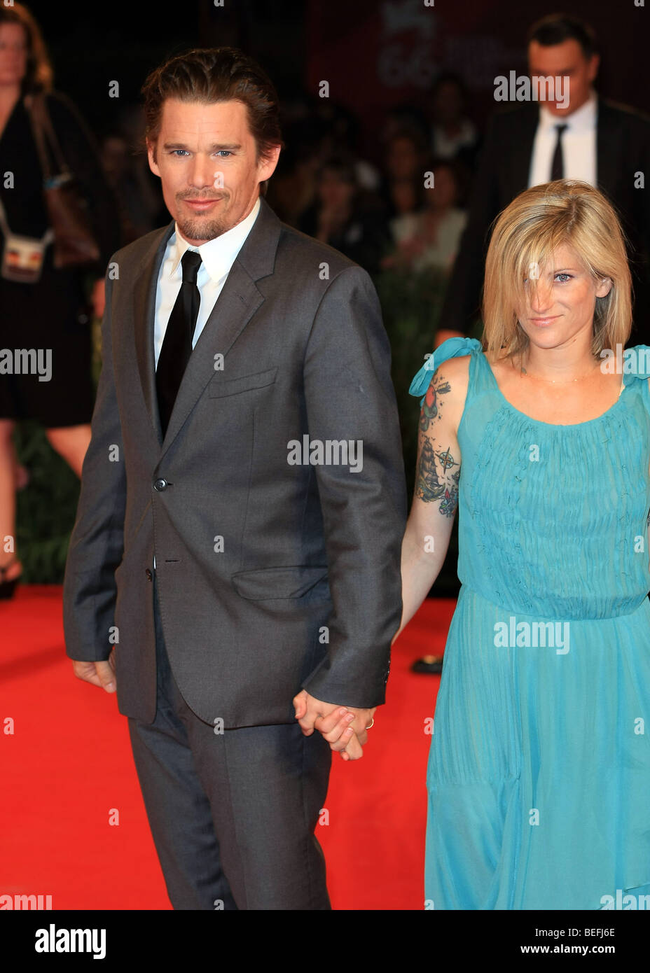 ETHAN HAWKE RYAN SHAWHUGHES BROOKLYN i migliori. PREMIERE. 66ESIMO FESTIVAL DEL CINEMA DI VENEZIA VENEZIA ITALIA 08 Settembre 2009 Foto Stock