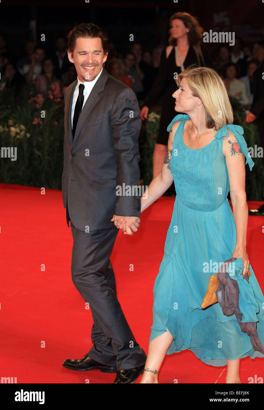 ETHAN HAWKE RYAN SHAWHUGHES BROOKLYN i migliori. PREMIERE. 66ESIMO FESTIVAL DEL CINEMA DI VENEZIA VENEZIA ITALIA 08 Settembre 2009 Foto Stock