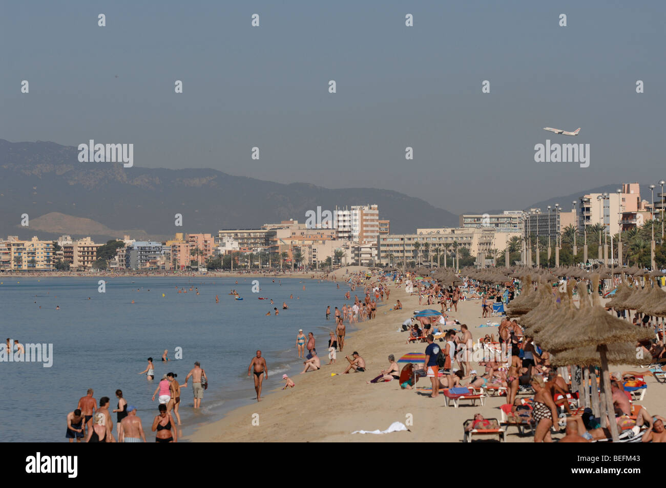 Maiorca, Spagna, Playa de Palma, Arenal. Foto Stock