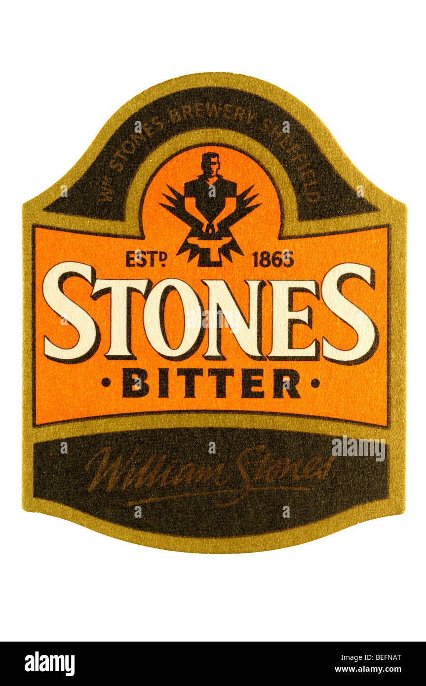 Wm pietre brewery sheffield estd 1865 amaro pietre pietre william Foto Stock