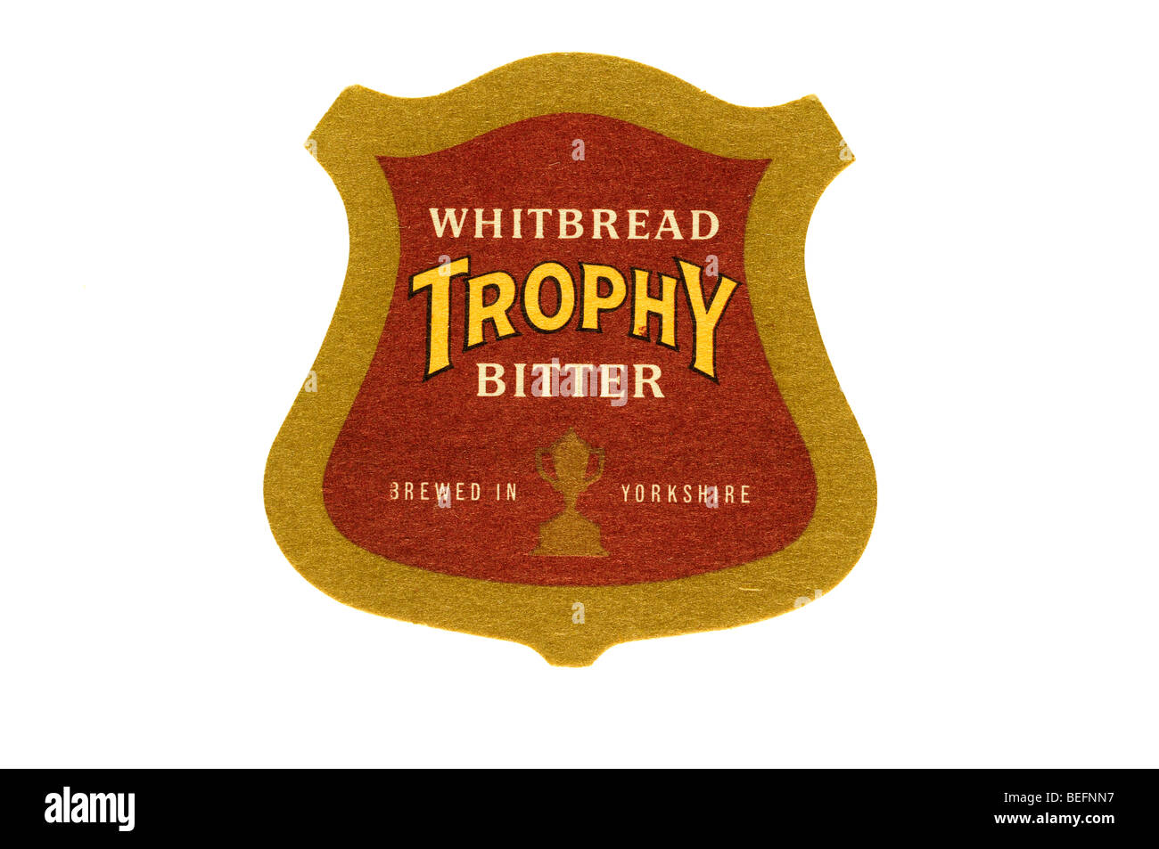 Whitbread trofeo bitter prodotta nello Yorkshire Foto Stock