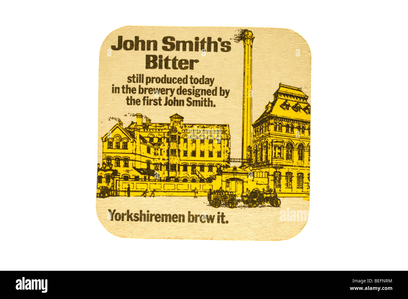 La birra John Smiths ancora oggi prodotta nella fabbrica di birra progettato dal primo John Smith yorkshire uomini brew si Foto Stock
