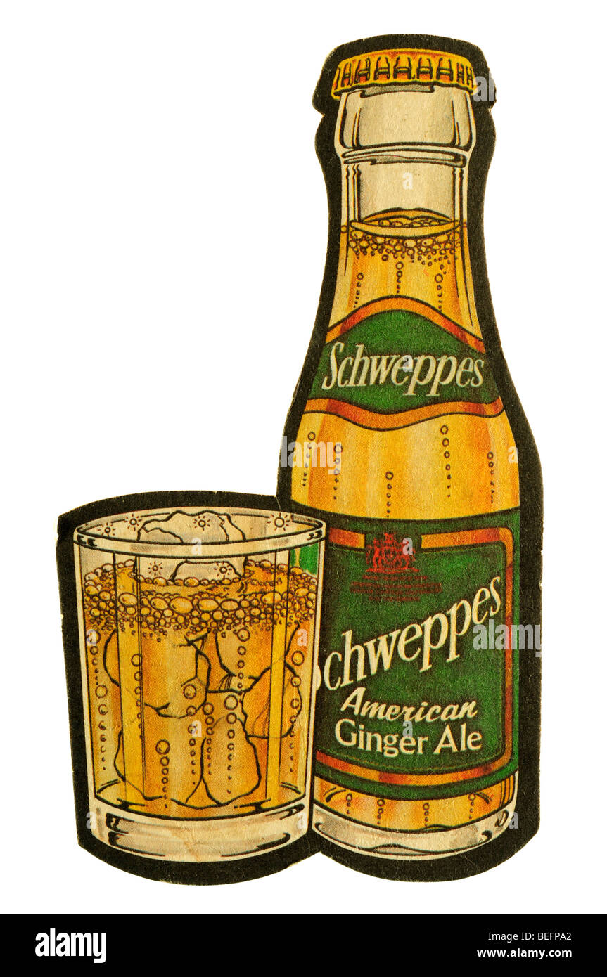 American schweppes ginger ale Foto Stock