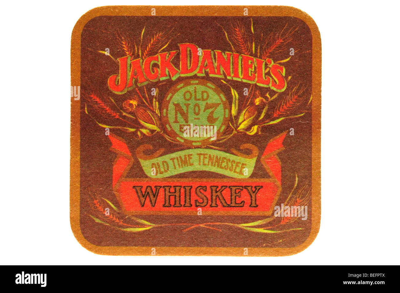 Jack Daniels vecchia n. 7 brand vecchio tempo Tennessee whiskey Foto Stock