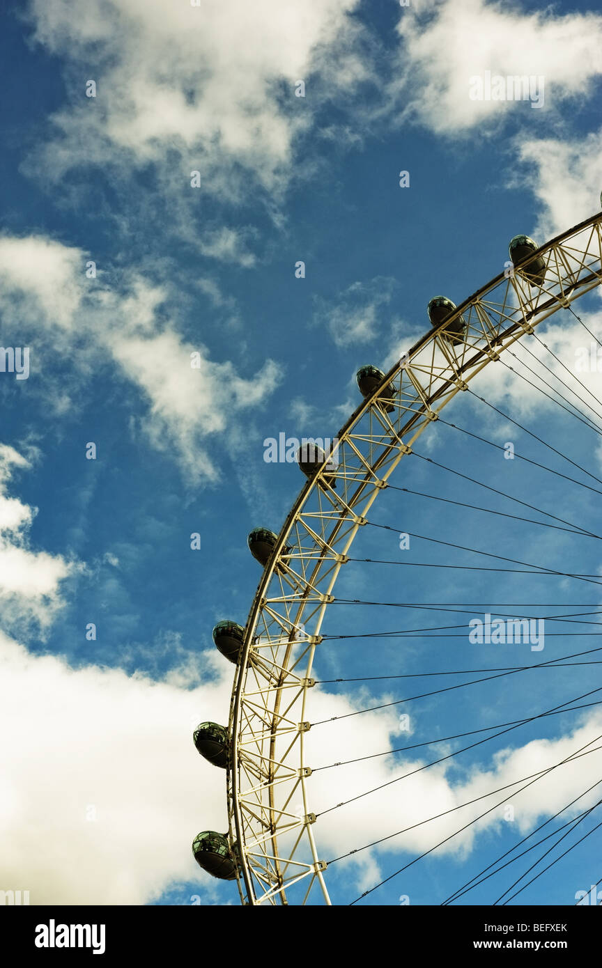 Il London Eye. Foto di Gordon Scammell Foto Stock