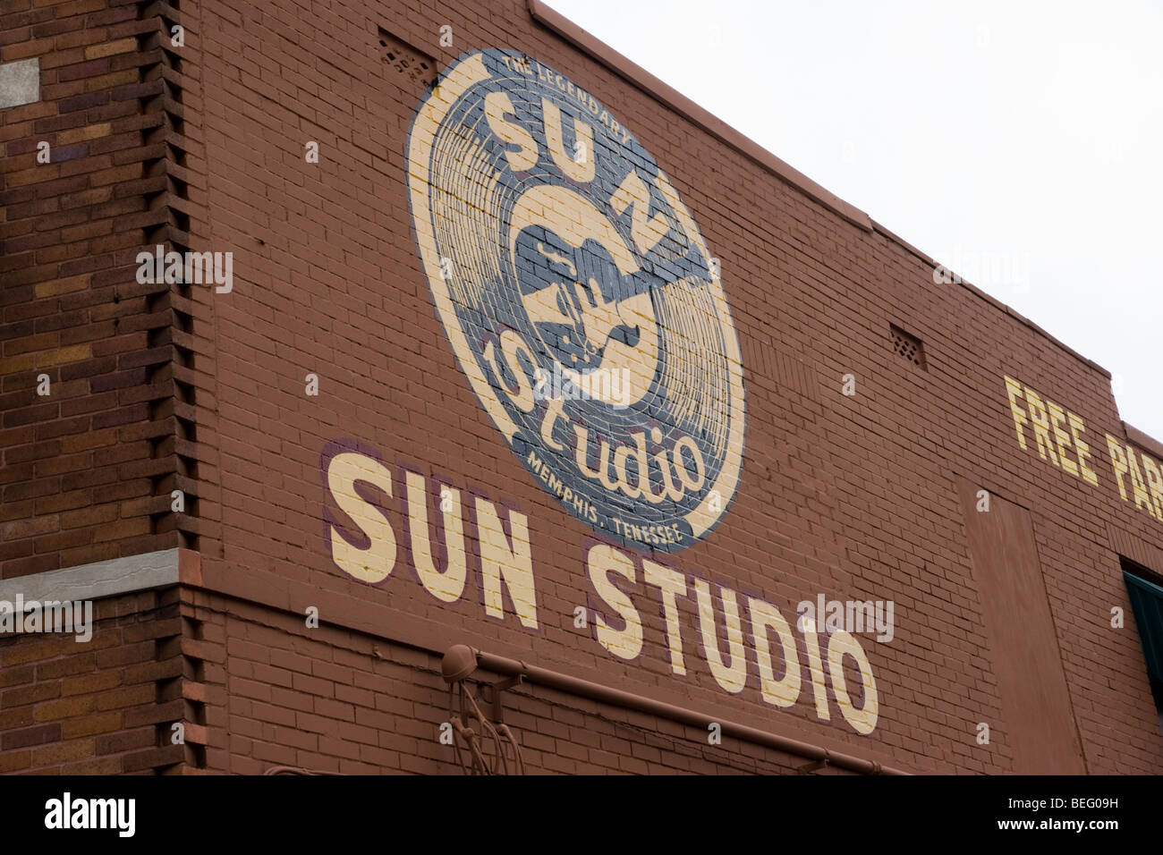 Sun Studio, Memphis, Tennessee, Stati Uniti d'America Foto Stock