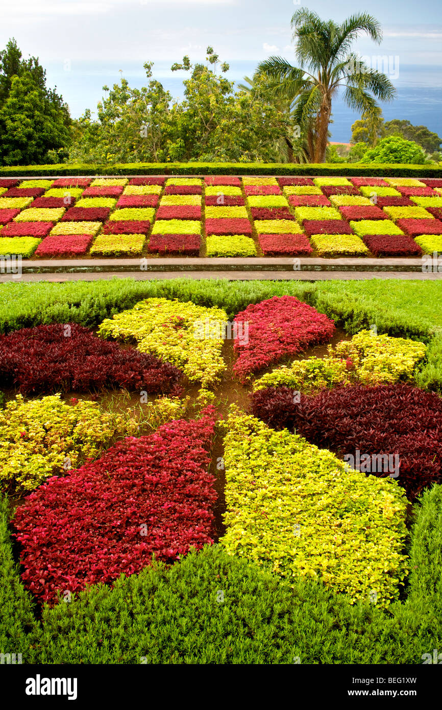 Giardini botanici a Funchal, Madeira. Foto Stock