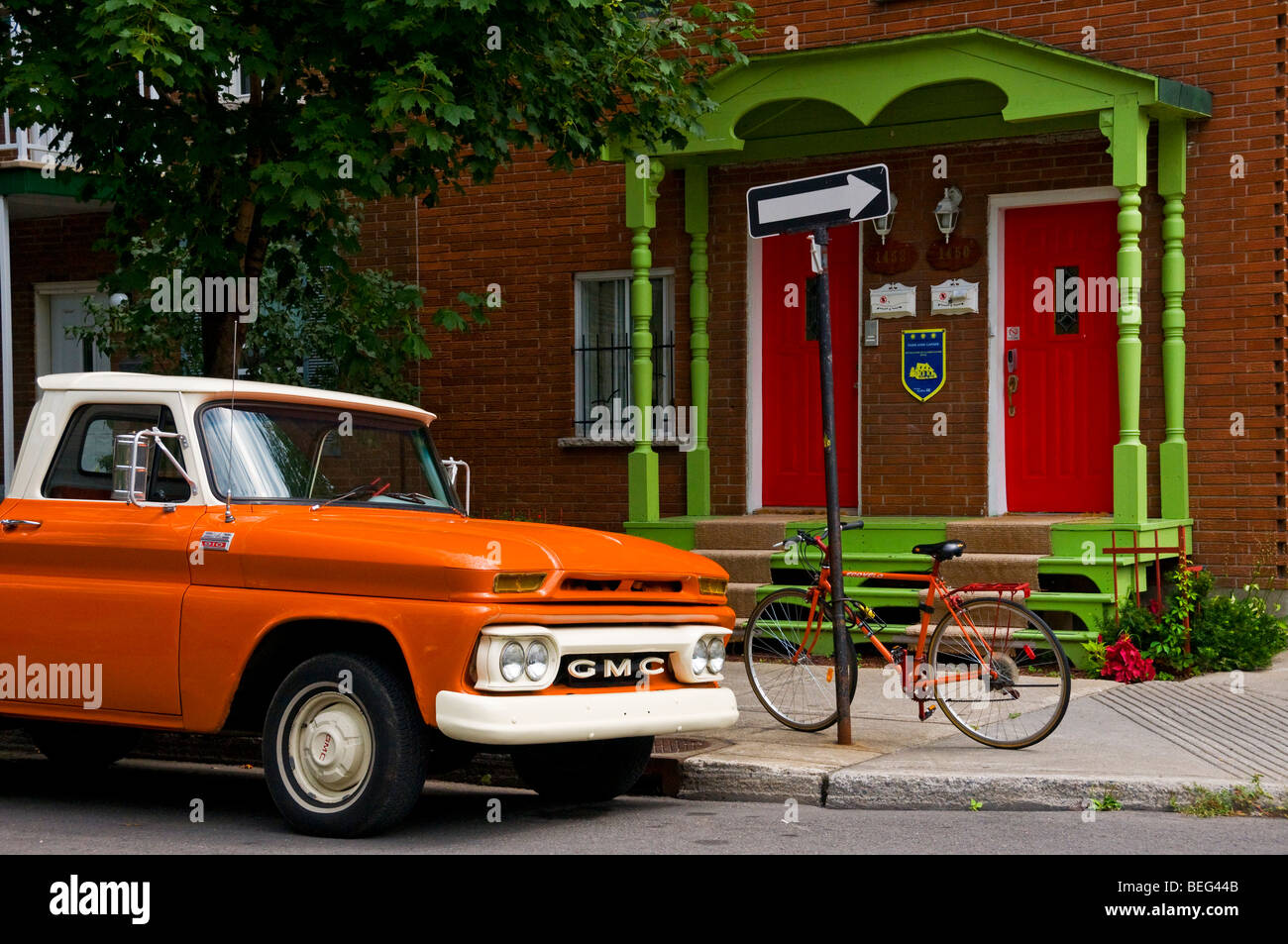 Plateau Mont Royal Montreal, Quebec, Canada Foto Stock