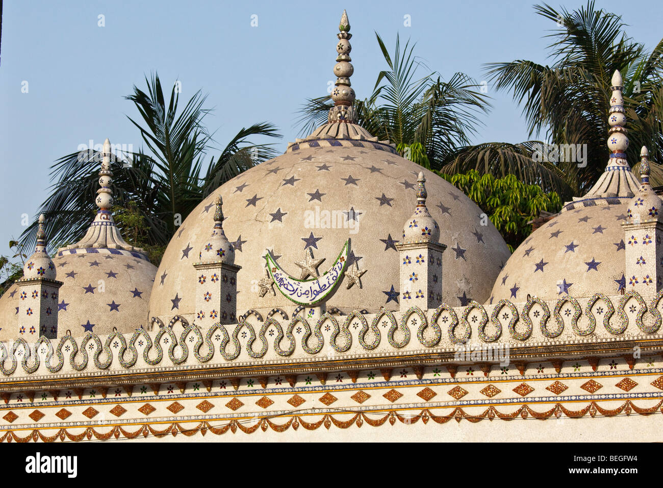La moschea di Star o Tara Masjid a Dacca in Bangladesh Foto Stock