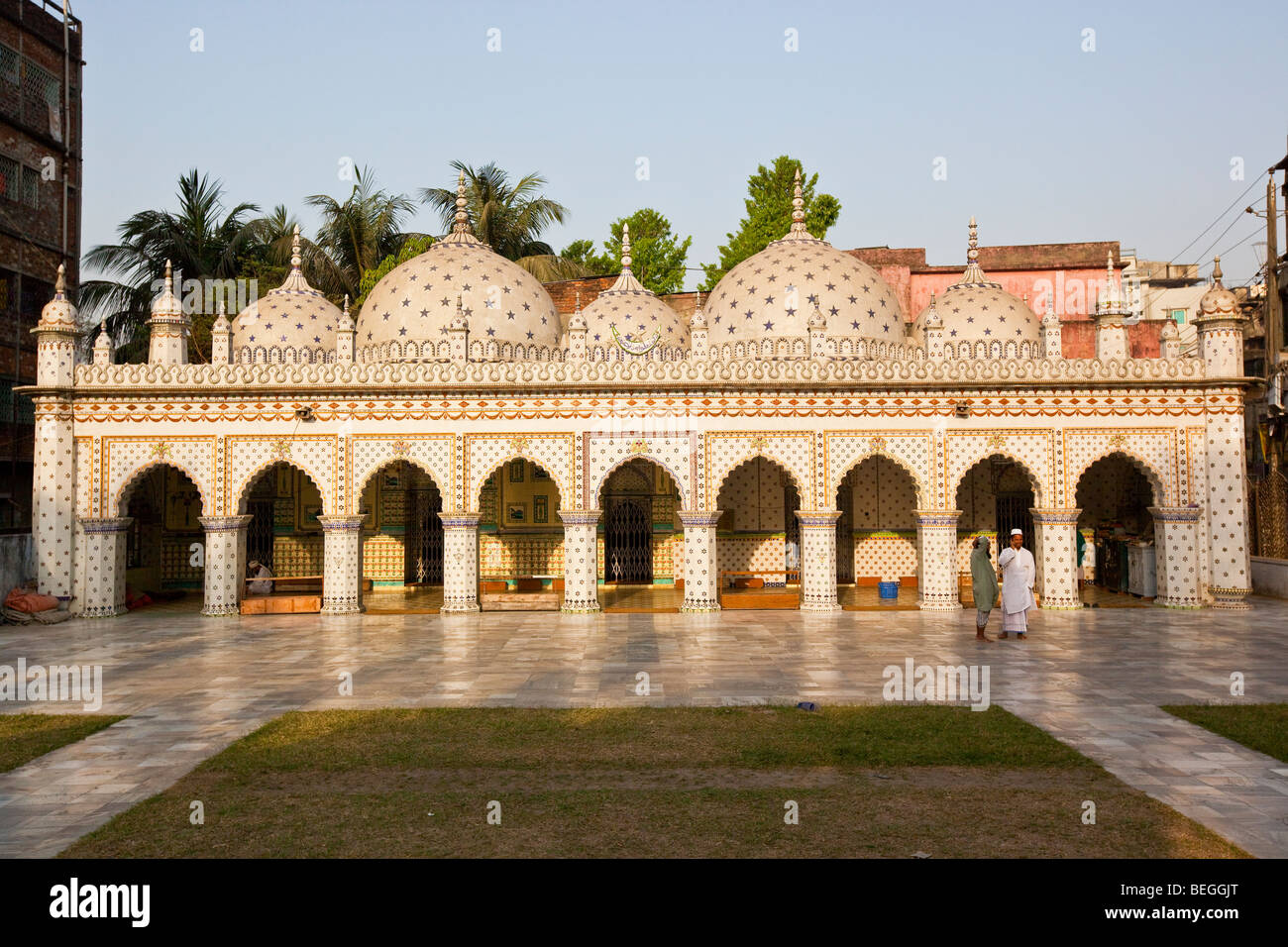 La moschea di Star o Tara Masjid a Dacca in Bangladesh Foto Stock