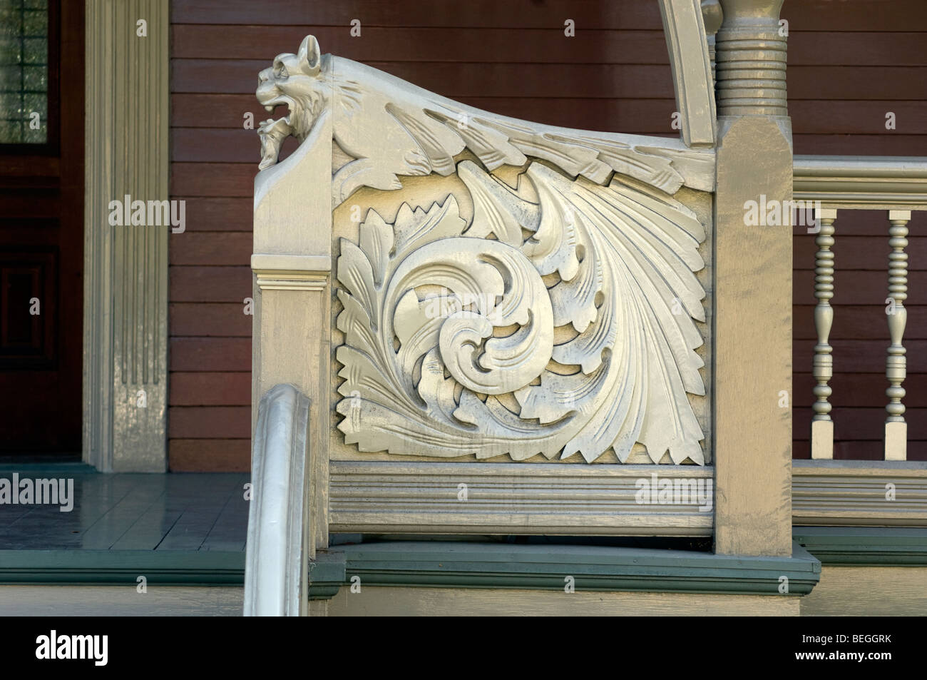 Dettaglio di era di Victorian House Foto Stock