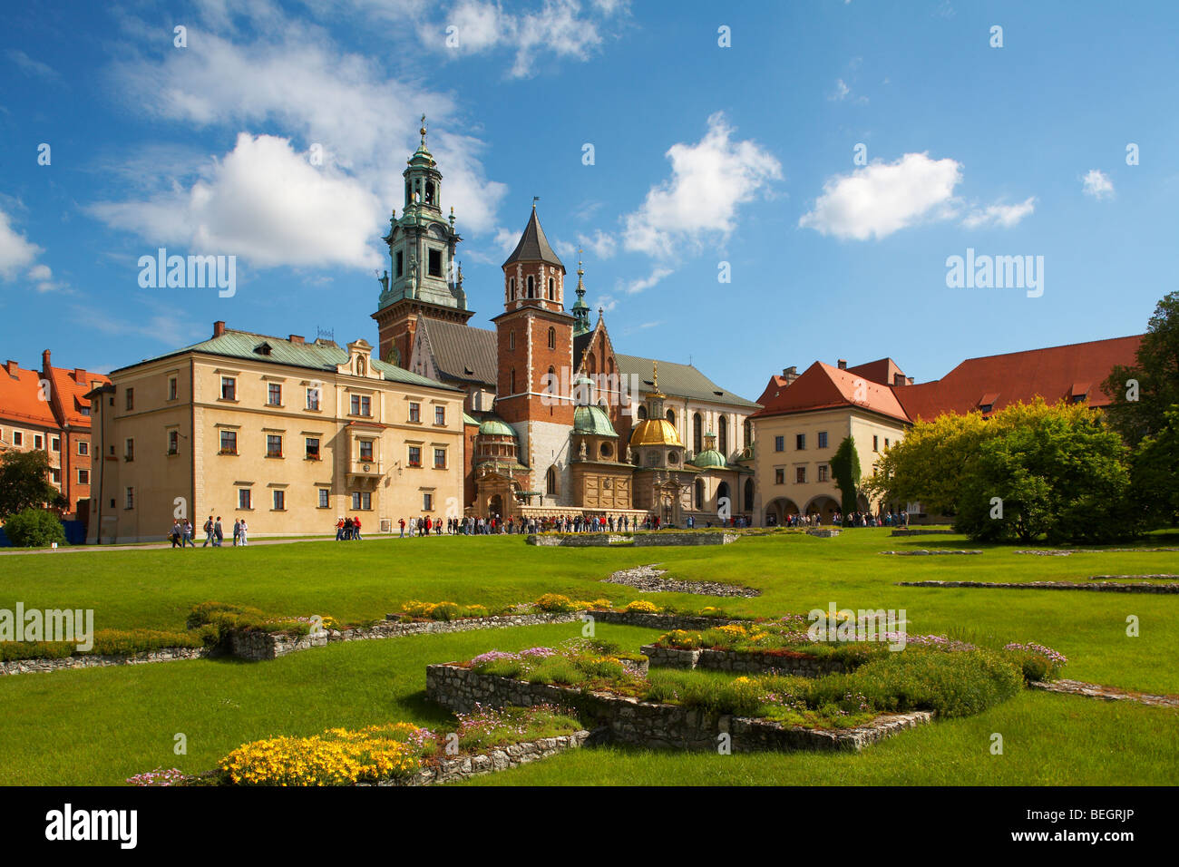 In Europa orientale la Polonia Malopolska Cracovia Royal Cattedrale di Wawel Foto Stock