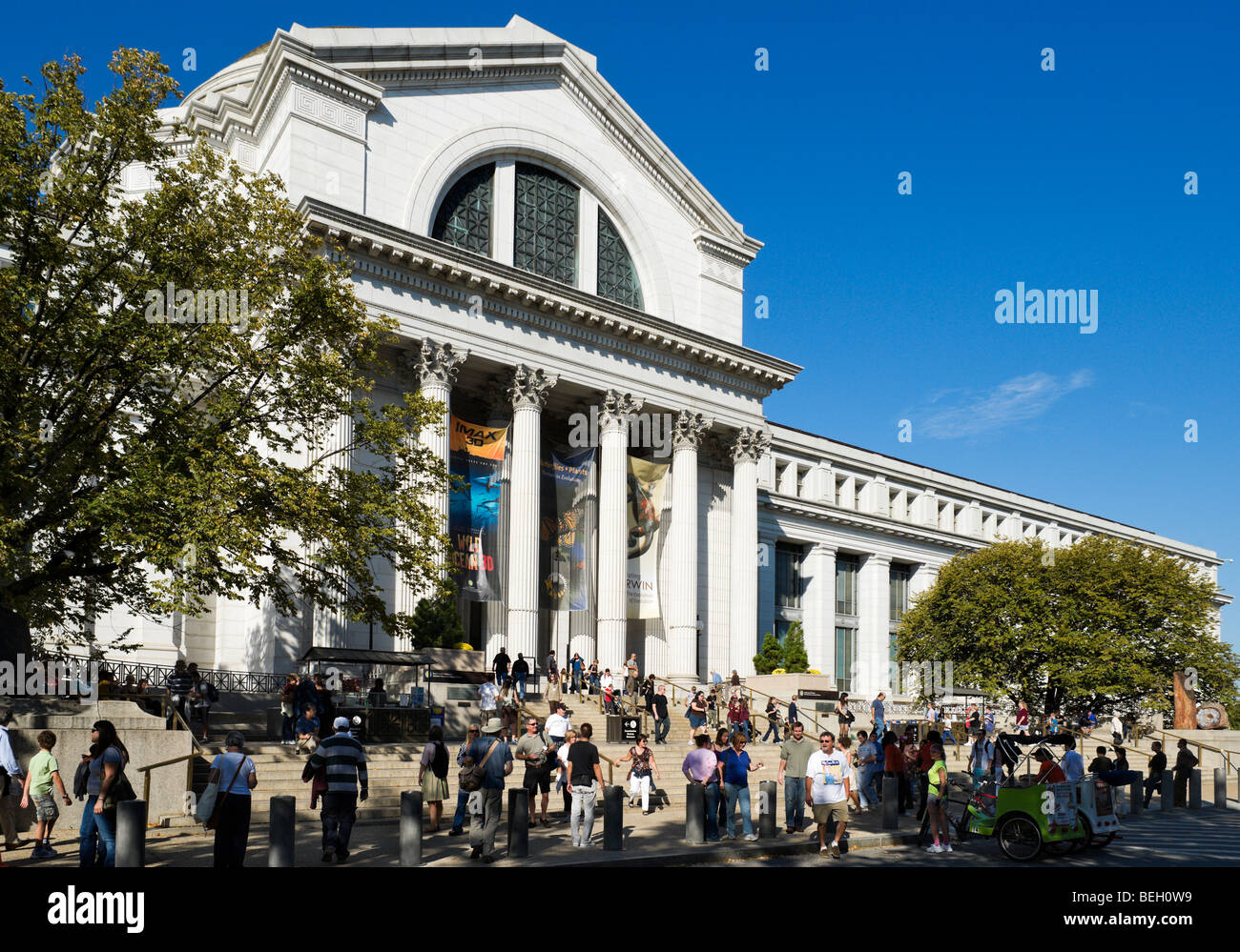 Il Smithsonian Institutution il Museo Nazionale di Storia Naturale, il Mall di Washington DC, Stati Uniti d'America Foto Stock