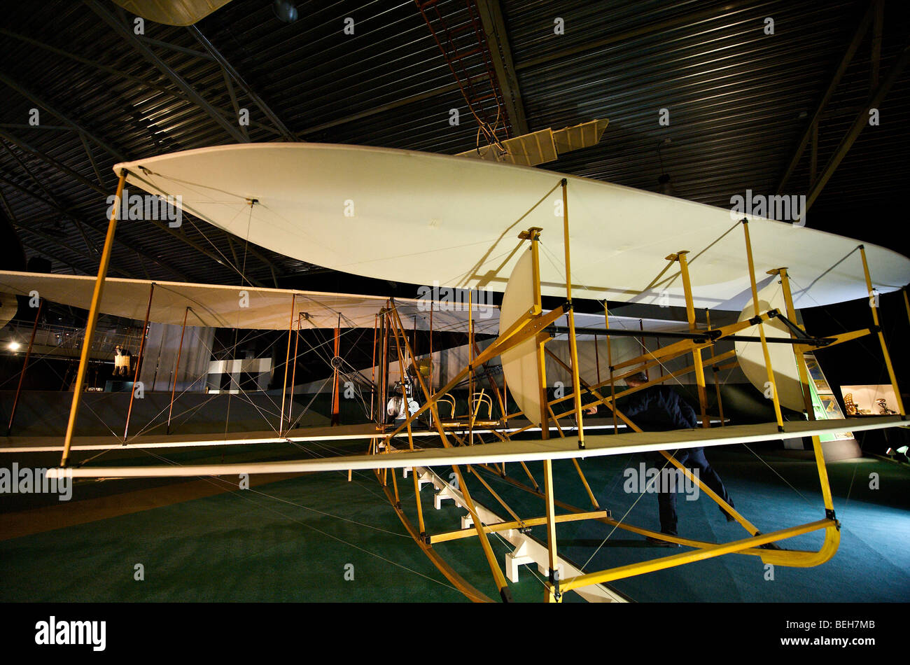 Lelystad, il Aviodrome Aviation Museum, primo Fokker modello Spin Foto Stock