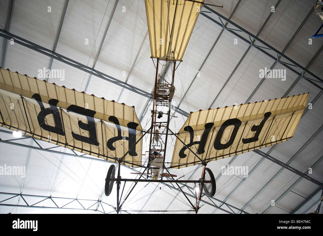 Lelystad, il Aviodrome Aviation Museum, Fokker spin tipo C Foto Stock