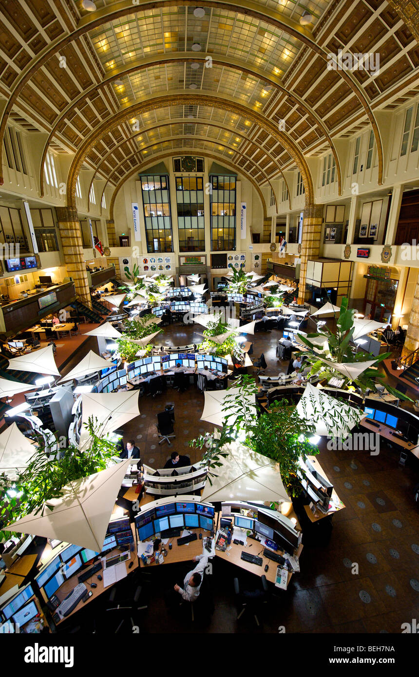 Amsterdam, NYSE Euronext stock exchange Foto Stock