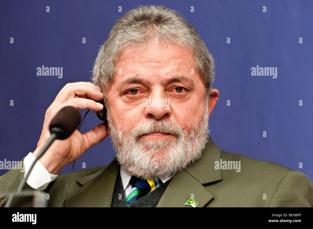 Luiz Inácio Lula da Silva a Presidente del Brasile Foto Stock