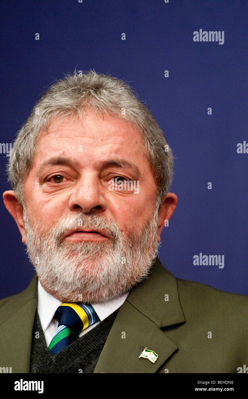 Luiz Inácio Lula da Silva a Presidente del Brasile Foto Stock