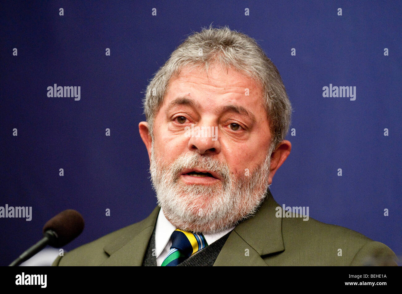 Luiz Inácio Lula da Silva a Presidente del Brasile Foto Stock