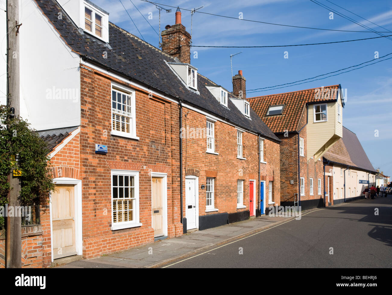 Southwold village e birreria, Suffolk in Inghilterra Foto Stock