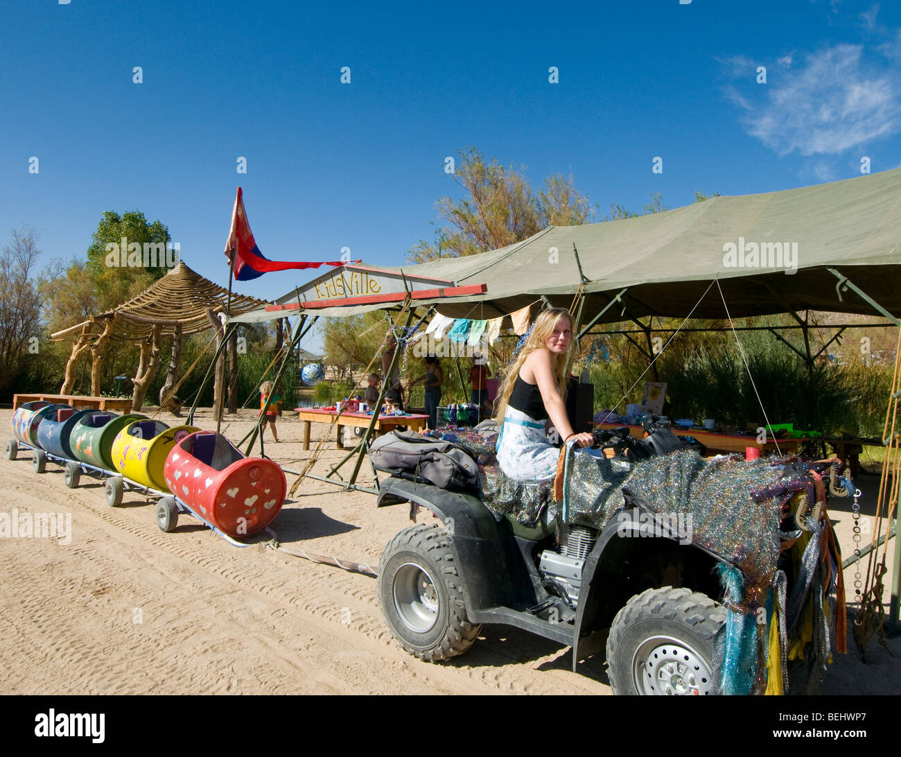 Joshua Tree Roots Music Festival in California Foto Stock