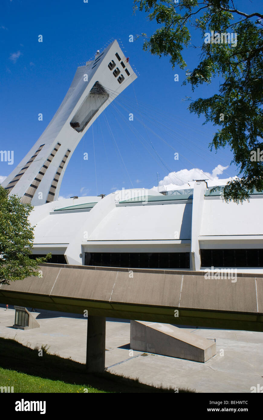 Lo stadio Olimpico di Montreal, Quebec, Canada. Foto Stock