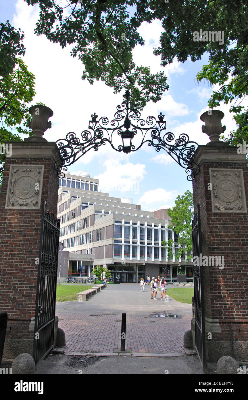 La Harvard University campus, Cambridge, Massachusetts (USA) Foto Stock