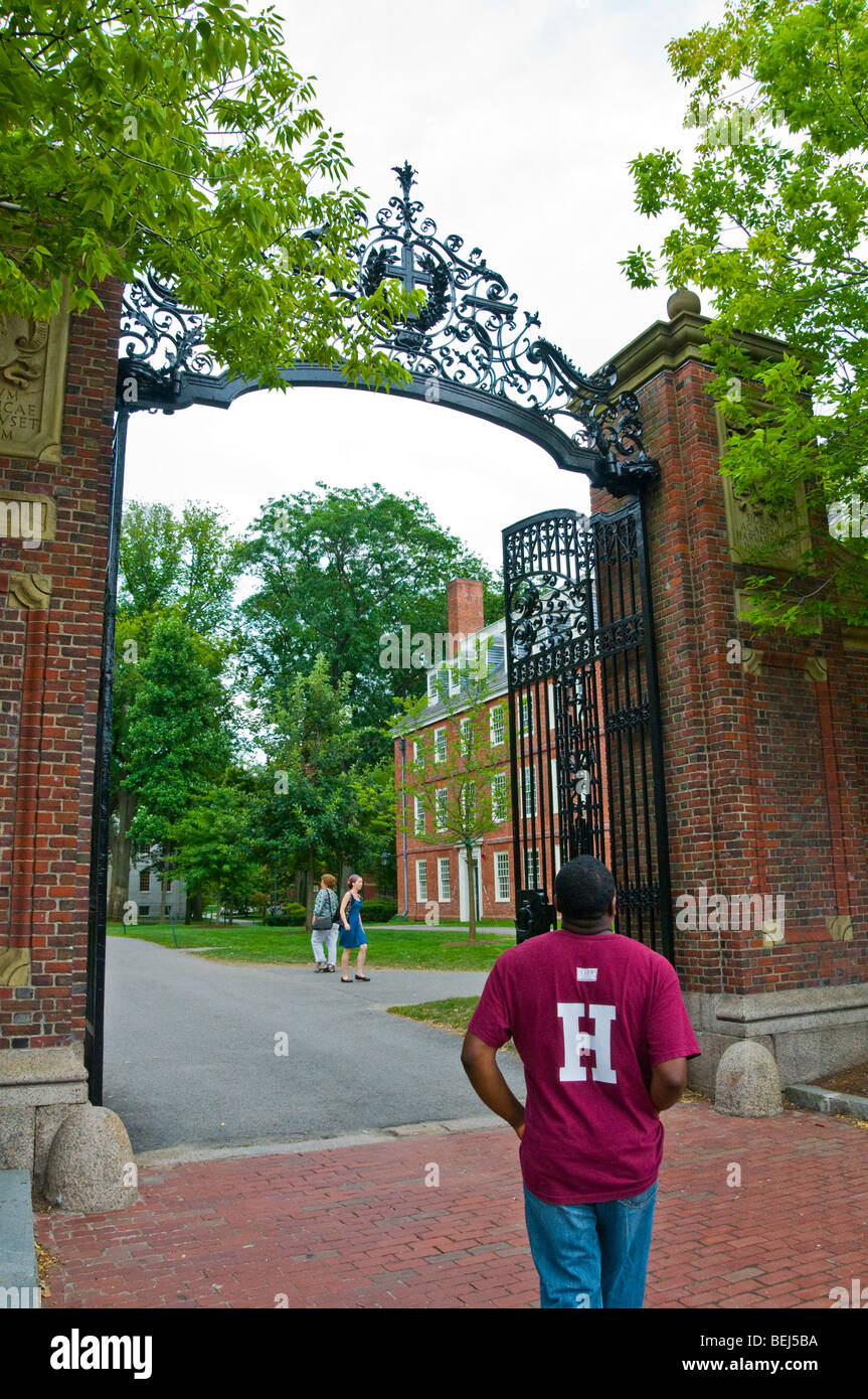 La Harvard University di Cambridge, Massachusetts Foto Stock