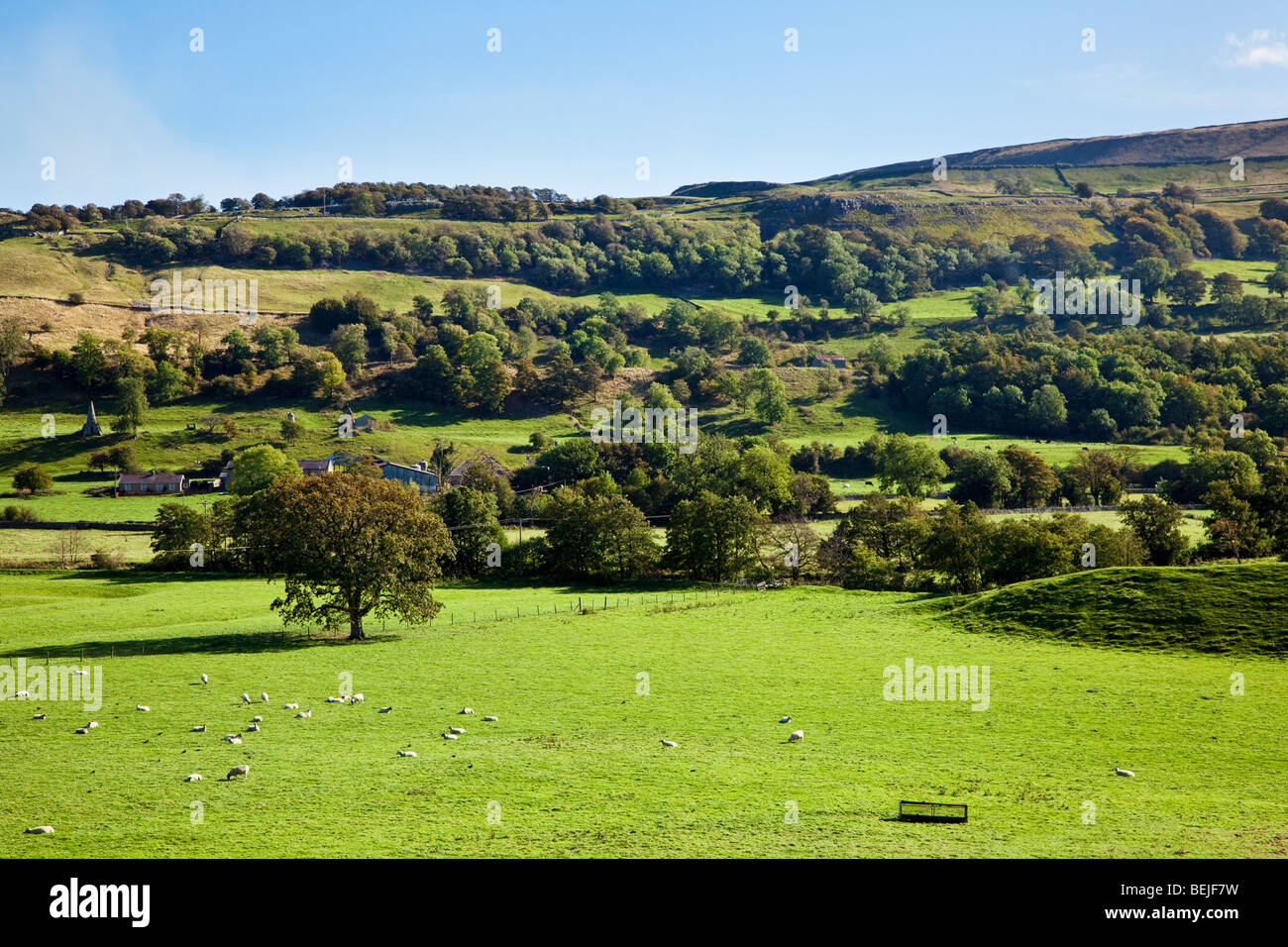 Yorkshire Dales scena nel Parco Nazionale in autunno Foto Stock