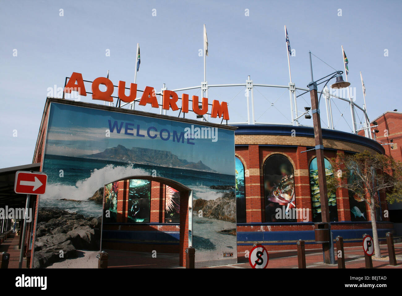 Two Oceans Aquarium e Cape Town, Western Cape, Sud Africa Foto Stock