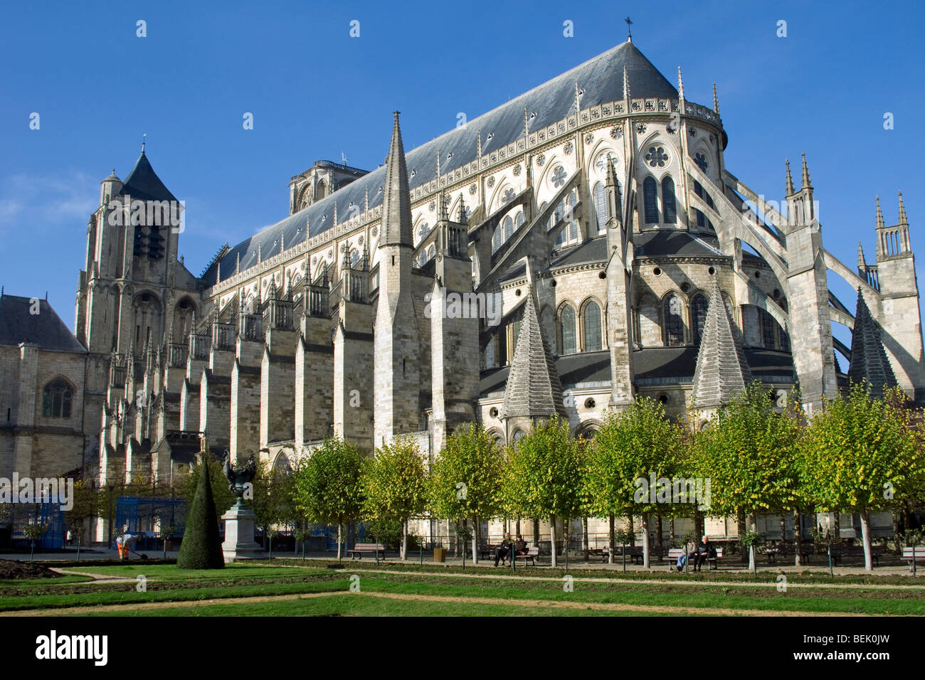 La cattedrale di Bourges / Cath&eacute;drale Saint Etienne de Bourges, Francia Foto Stock