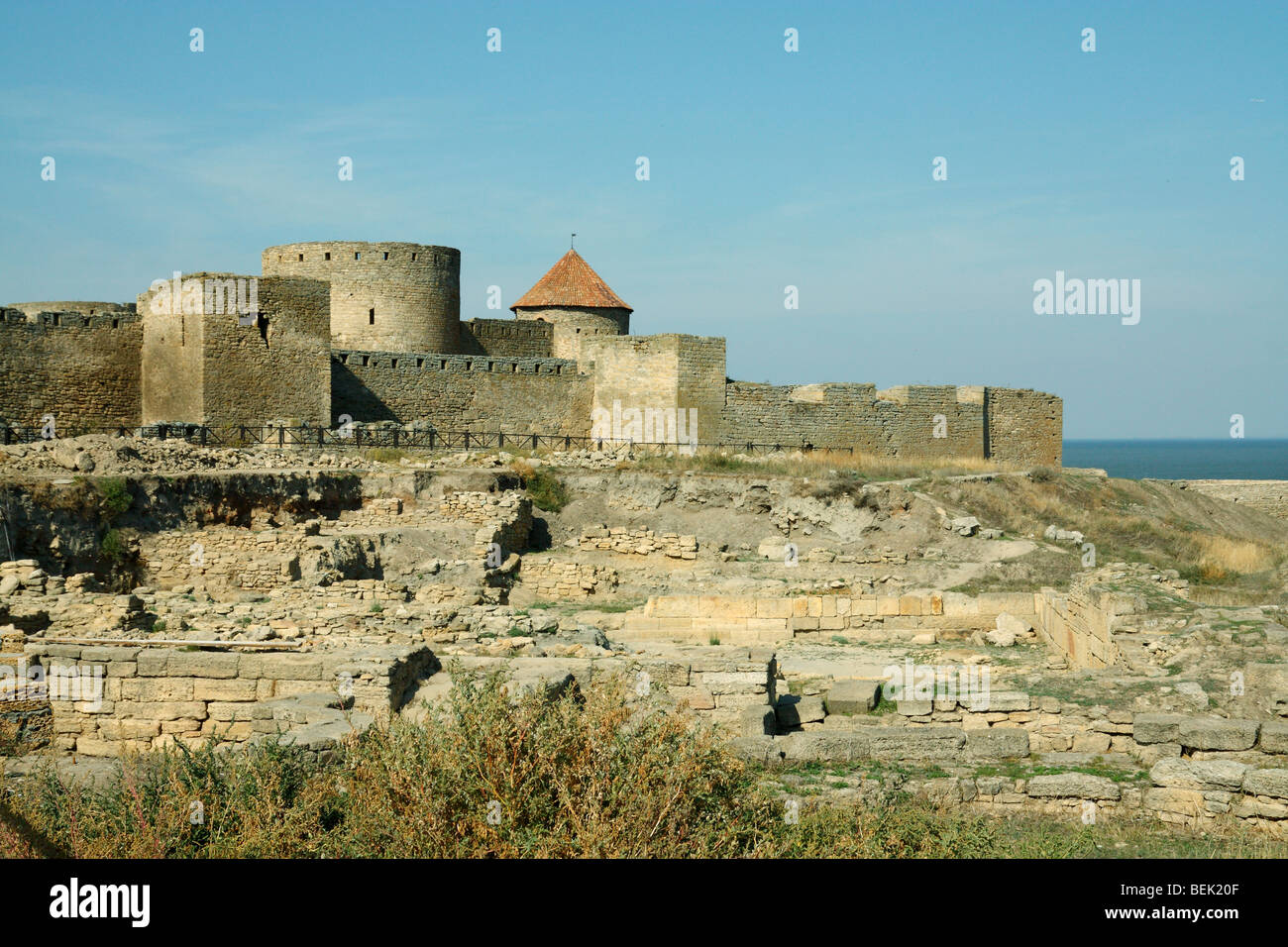 Akkerman (Ackerman o Ak Kerman) Castello - Fortezza di Odessa, Ucraina Ottobre, 2009 Foto Stock