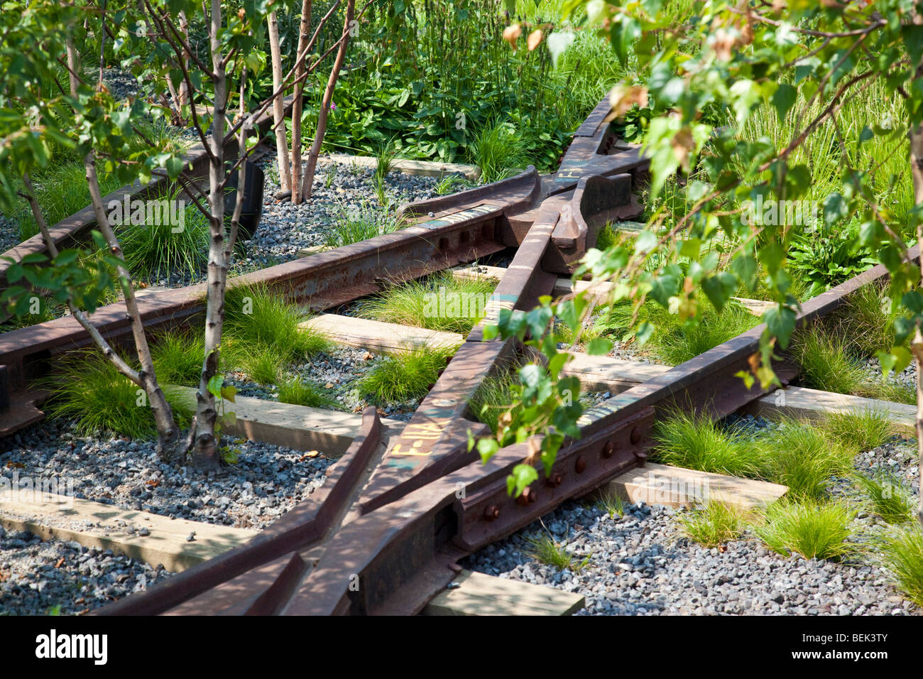 La linea alta Park in Manhattan New York City Foto Stock