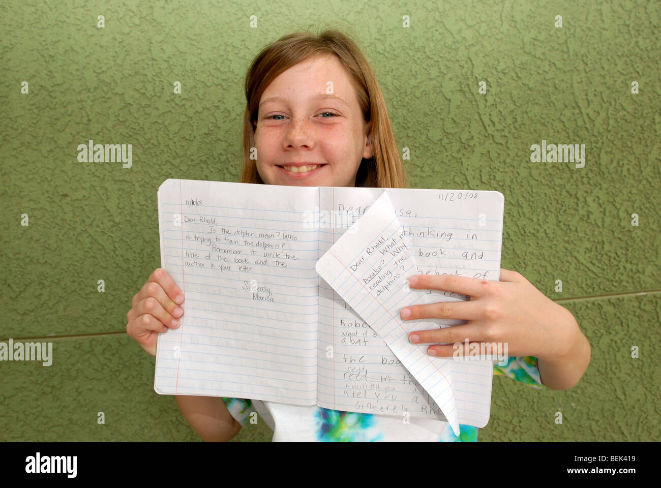 Civano comunità Scuola di Tucson, Arizona, USA, ha vinto il primo premio in un concorso nazionale come la scuola più verde in America. Foto Stock