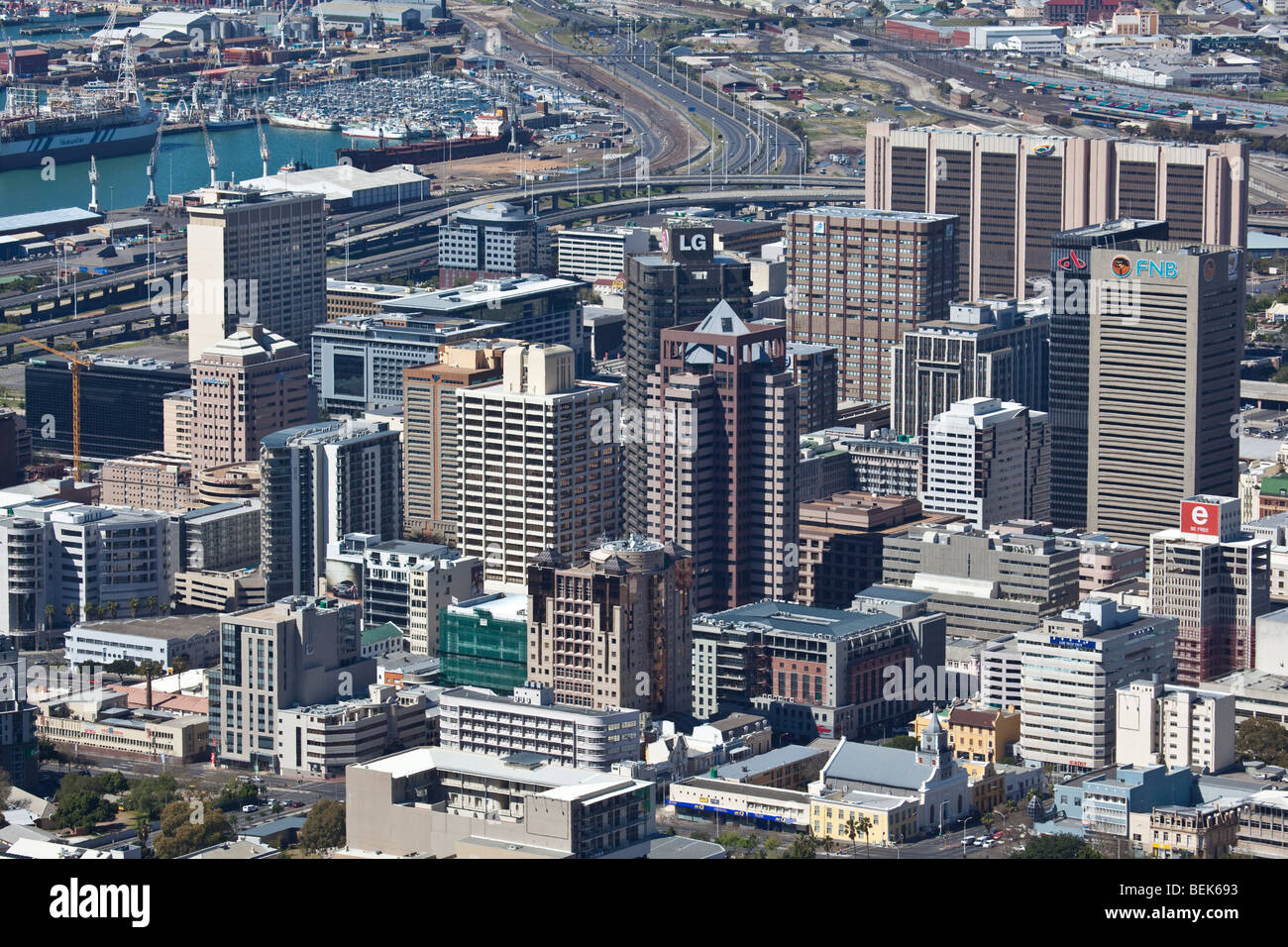 Cape Town City View Foto Stock