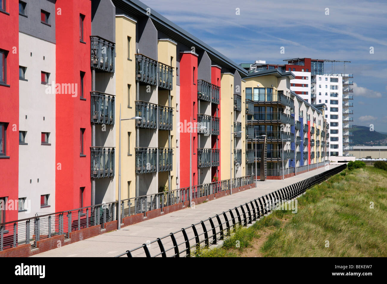 Sviluppo Waterfront Swansea, Wales UK Foto Stock